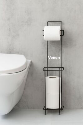 Tuvalet Kağıtlık Ayaklı Wclik , Peçetelik Banyo Aksesuarı ürün fotoğrafı