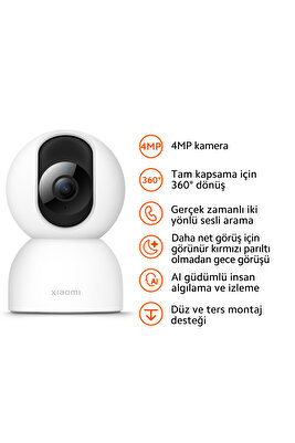 Smart Camera C400 2.5k 360 Akıllı Güvenlik Kamerası (Xiaomi Türkiye Garantili) ürün fotoğrafı