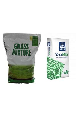 6'lı Karışım Çim Tohumu - 5 Kg + Çim Gübresi - 5 Kg ürün fotoğrafı
