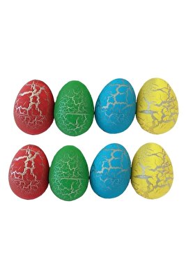 8 Adet Islanınca Çatlayıp Büyüyen Dinozor Yumurtası Oyuncak Dinozor Yumurtası ürün fotoğrafı