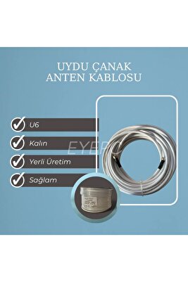 30 Metre Uydu Çanak Anten Kablosu RG6 U6 ürün fotoğrafı