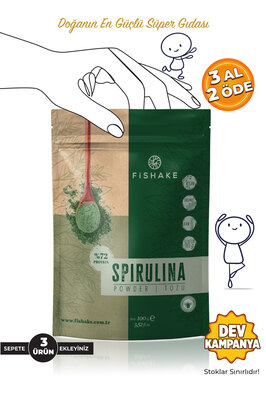 Organik Spırulına Tozu / Powder Premıum 100 gr ürün fotoğrafı
