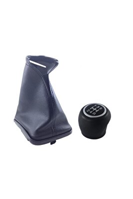 Fiat Linea Punto Vites Körüğü Ve Vites Topuzu 5 Ileri Siyah Dikiş Takım ürün fotoğrafı