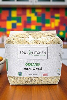 Organik Sertifikalı Yulaf Ezmesi Katkısız Analizli Doğal 500 g ürün fotoğrafı