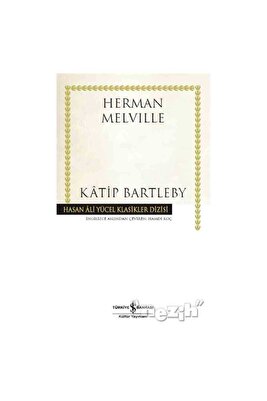 KATİB BARTLEBY - HASAN ALİ YÜCEL KLASİKLERİ ürün fotoğrafı