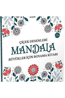 Mandala Büyükler İçin Çiçek Desenler ürün fotoğrafı