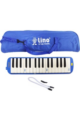 Melodika 32 Tuşlu Bez Çantalı Mavi ürün fotoğrafı