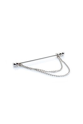 Erkek Gümüş Renk Yaka İğnesi ürün fotoğrafı