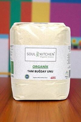 Organik Tam Buğday Unu 1000gr ürün fotoğrafı