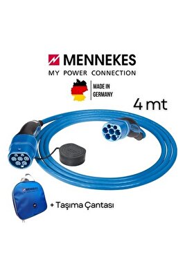 Elektrikli Araç Şarj Kablosu 22KW Tip2 4mt ürün fotoğrafı