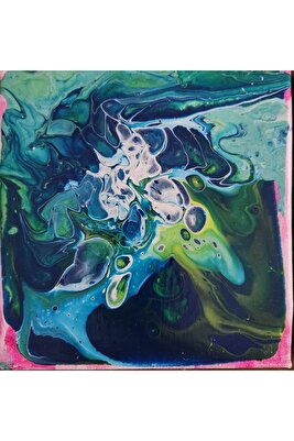 Yeşil Tablo Imzalı -- 20x20cm ürün fotoğrafı