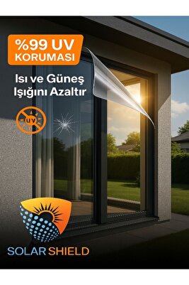 Çizilmez Amerikan Siyah Cam Filmi - Koyu Ton - 50cm X 6m ürün fotoğrafı