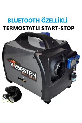 Webesten 5.5kw Çanta Tipi Dizel Isıtıcı 12v-24v-220v Yeni Model Bluetooth Start Stop Özellikli ürün fotoğrafı