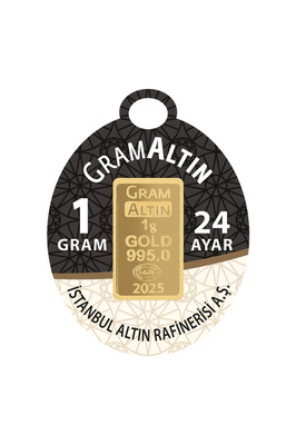 AgaKulche 1 gr 995 24 Ayar Külçe Altın ürün fotoğrafı
