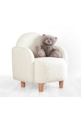 Moylo Teddy Çocuk Koltuğu Beyaz ürün fotoğrafı