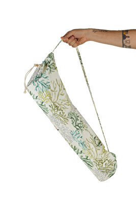 Mercan Desenli Yoga Çantası Pilates Matı Taşıma Kılıfı ürün fotoğrafı