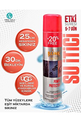 Power Protector Su Itici Ve Su Geçirmezlik Spreyi (yağmur,su,kir Ve Lekelere Karşı Korur) ürün fotoğrafı