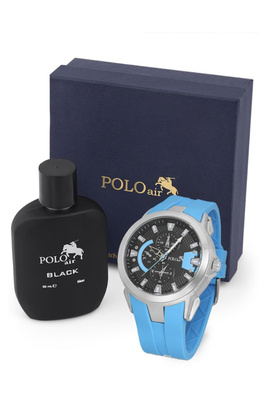 Erkek Kol Saati Ve Parfüm Seti Hediyelik Kutusunda Kombin Kpl-0974e2 ürün fotoğrafı