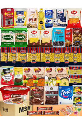 Ramazan Kolisi Erzak Paketi Mega Paket 45 Parça Çocuklar Için Çikolata Setli Toplam 19kg No :14 ürün fotoğrafı