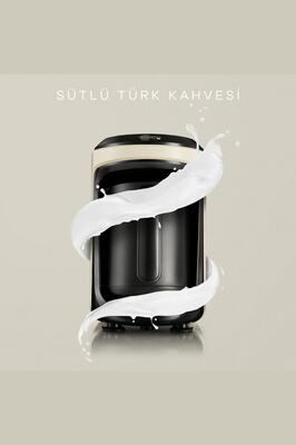 Hatır Hüps Sütlü Türk Kahve Makinesi Krem ürün fotoğrafı