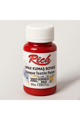 Kumaş Boyası Opak 50 cc Kırmızı ürün fotoğrafı