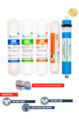 Su Arıtma Filtresi – Kapalı Kasa Iki Tarafı Ouick 5’li Filtre Seti ürün fotoğrafı