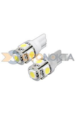 Park Ampulu Ekonomık 5 Led Beyaz T10-05 ürün fotoğrafı