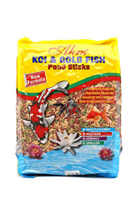 Koi Ve Japon Balığı Karışık Yem (AHM MİX POND STİCKS 1 KG) ürün fotoğrafı
