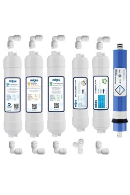 Kapalı Kasa Su Arıtma Cihazı 10lu Filtresi Standart Membran Set ürün fotoğrafı