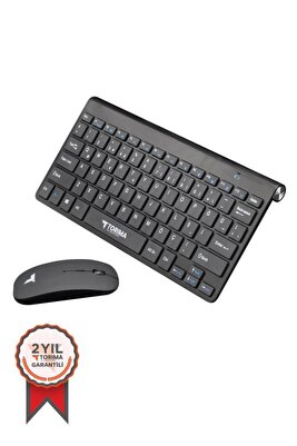 Klavye Mouse Seti Akıllı Kablosuz TMK05 Siyah ürün fotoğrafı