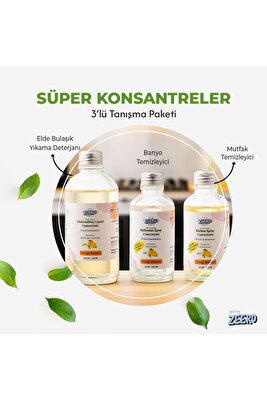 Süper Konsantreler 3'lü Tanışma Paketi - Orange Blossom Doğal Temizlik ürün fotoğrafı