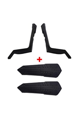 Yamaha XMAX 250/400 2018-2022 Uyumlu Bacak ve Sele Altı Grenaj Koruma Seti Siyah ürün fotoğrafı