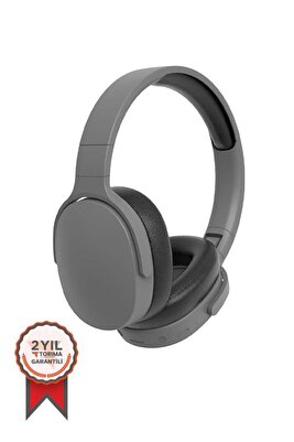 Bluetooth Kulaklık Kulak Üstü Kablosuz Kulaklık P2961 Koyu Gri ürün fotoğrafı