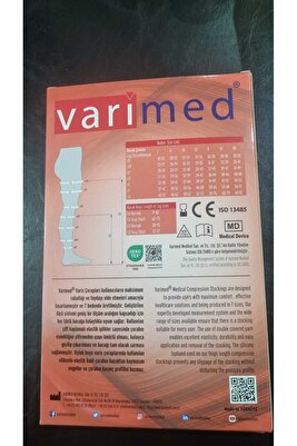 Açık Burun Dizaltı Orta Basınç Çorabı Bej Renk ürün fotoğrafı