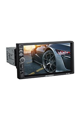 JS-1990-V2 7inç Ince Kasa Ayarlanır Ekran Dabıl Teyp Uyumlu KABLOSUZ CARPLAY KAMERA HEDİYE ürün fotoğrafı