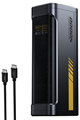 Starship 40.000 Mah 140w Powerbank, Dijital Göstergeli, 2si1 Arada Taşınabilir Şarj Istasyonu ürün fotoğrafı