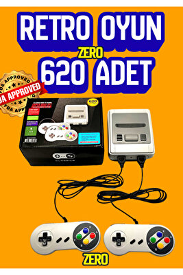 Retro Mini 620 Game 620 Oyunlu Klasik Televizyon Av Girişli ürün fotoğrafı