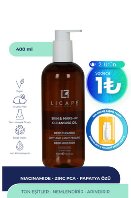 İki Aşamalı Cilt Ve Makyaj Temizleme Yağı 400 ml ürün fotoğrafı