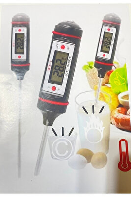Unichrome Dijital Gıda Termometresi Sıvı Gıda Et Su Süt Mama Sıcaklık Ölçer ürün fotoğrafı