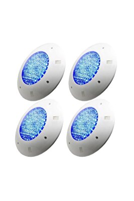 4 Adet 30 Watt Smd Led Mavi Sıva Üstü Havuz Lambası 12 Volt ürün fotoğrafı
