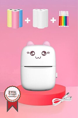 C9 Pembe Mini Yazıcı Mini Taşınabilir Termal Yazıcı Kablosuz Bağlantı Ap Kontrol ürün fotoğrafı