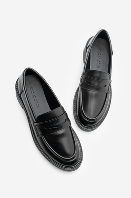 Kadın Loafer Günlük Klasik Ayakkabı Casual Makosen Fonle siyah ürün fotoğrafı
