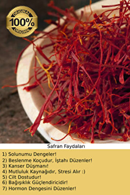 Premium İran Safranı 2 Gr ( %100 Doğal &amp; Orijinal ) ürün fotoğrafı