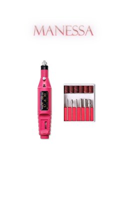 Manessa Manikür Pedikür Törpüsü Profesyonel Bakım Elektrikli Tırnak Törpü Makinesi ürün fotoğrafı
