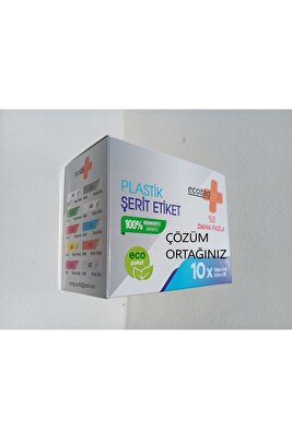 Ecotag Dymo Letratag Muadili Kağıt Şerit Etiket Beyaz 10 Lu Eco Paket ürün fotoğrafı