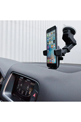 Fix Zone Uzayabilen Araç Telefon Tutucu Torpido Cama Uygun Vantuzlu Araba Telefon Tutacağı Akrobat ürün fotoğrafı