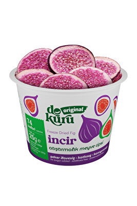 İncir Kuru Meyve Cipsi - Dondurularak Kurutulmuş Freeze Dried Çıtır İncir ürün fotoğrafı