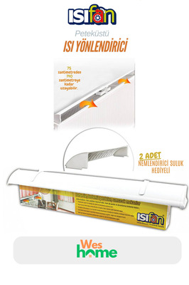 Petek Üstü Isı Yönlendirici Ayarlanabilir Ölçü 75-140 Cm Arası Her Peteğe Uygun Isıfan Petek ürün fotoğrafı