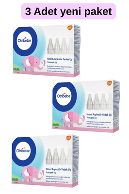 Nazal Burun Aspiratörü Yedek Uç 10 Adet 3 Adet ürün fotoğrafı