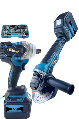 Full Set 21 V 3 Ah Kömürsüz Motor Akülü Şarjlı Taşlama Ve Bijon Somun Sökme Sıkma Makinesi ürün fotoğrafı